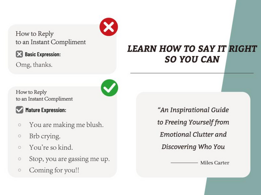 Say It Right, Every Time — inside pages showing conversation scripts